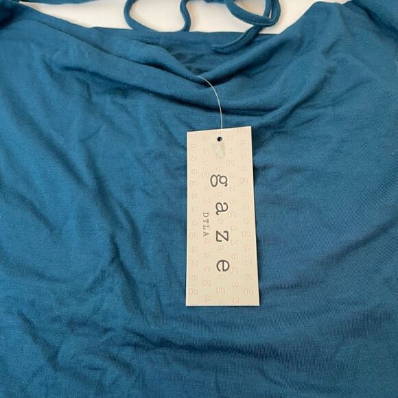 Gaze| soft| Rayon| XSmall| tie back| lightweight| stretchy| sleeveless top - Picture 5 of 9